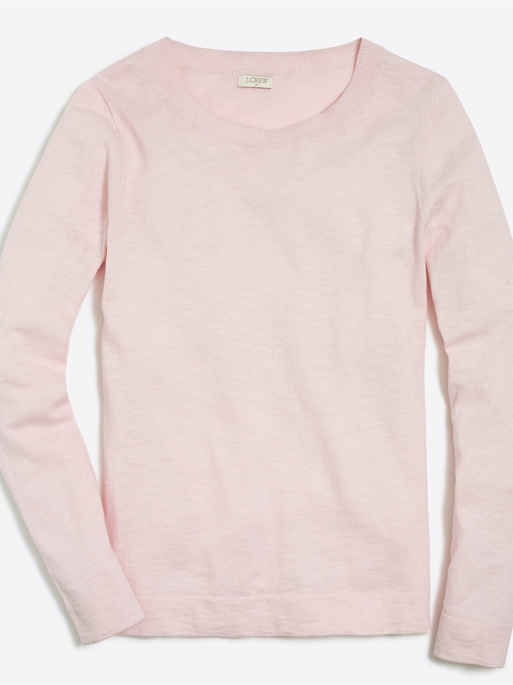 J.Crew Light Pink Teddie Crewneck Sweater